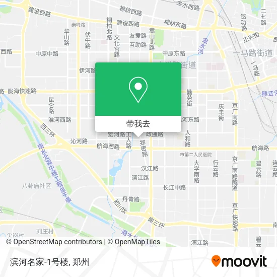 滨河名家-1号楼地图