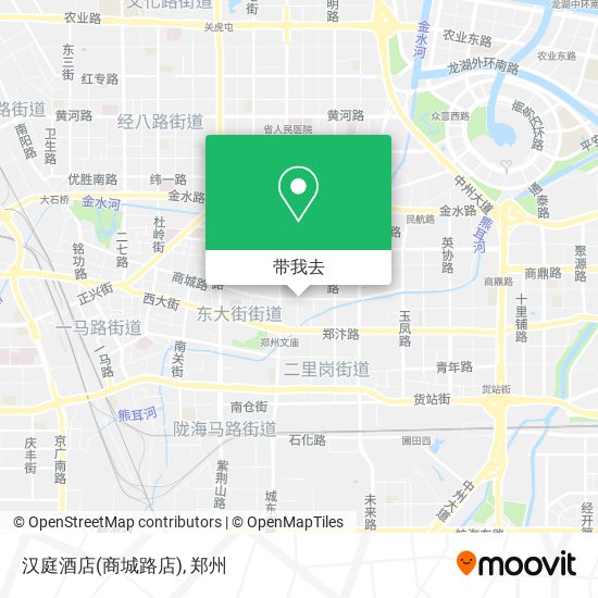 汉庭酒店(商城路店)地图