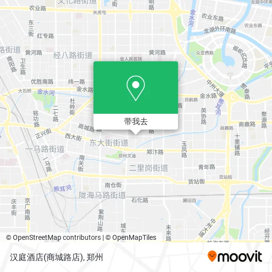 汉庭酒店(商城路店)地图