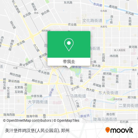 美汁堡炸鸡汉堡(人民公园店)地图