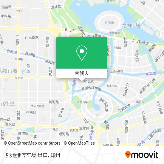 熙地港停车场-出口地图