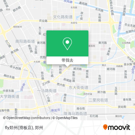 fly郑州(滑板店)地图