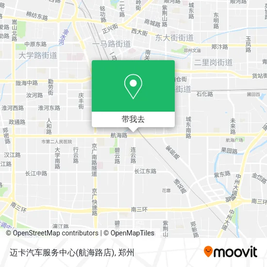 迈卡汽车服务中心(航海路店)地图