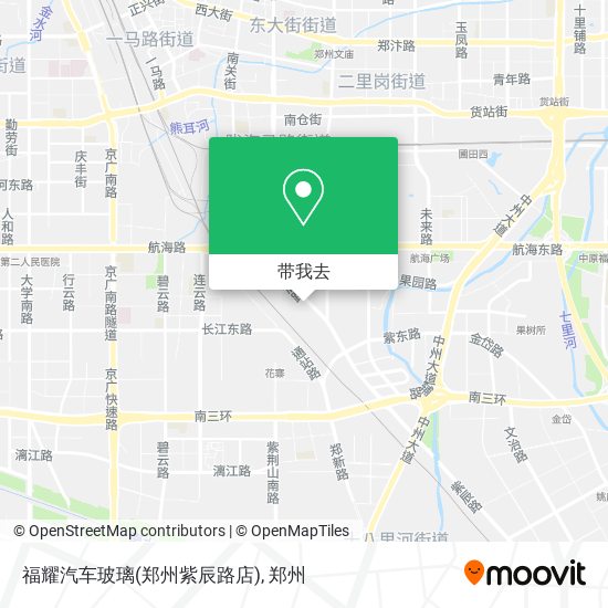 福耀汽车玻璃(郑州紫辰路店)地图