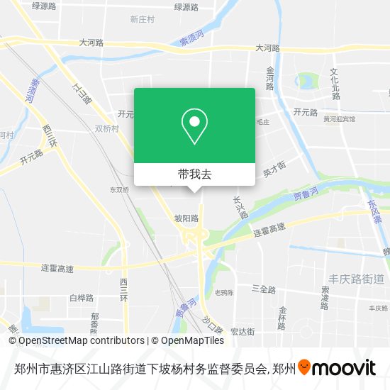 郑州市惠济区江山路街道下坡杨村务监督委员会地图
