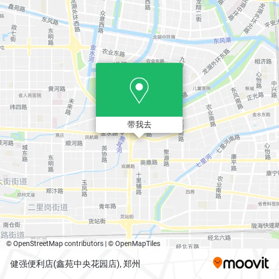 健强便利店(鑫苑中央花园店)地图