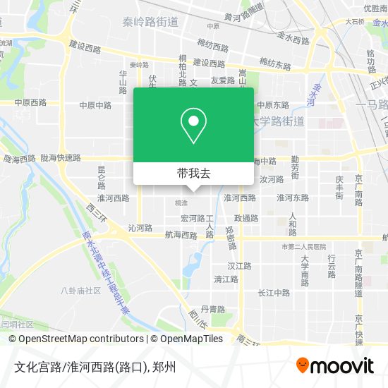 文化宫路/淮河西路(路口)地图
