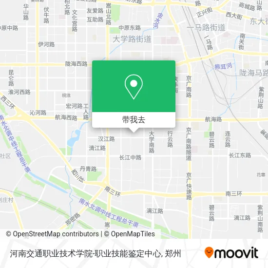 河南交通职业技术学院-职业技能鉴定中心地图