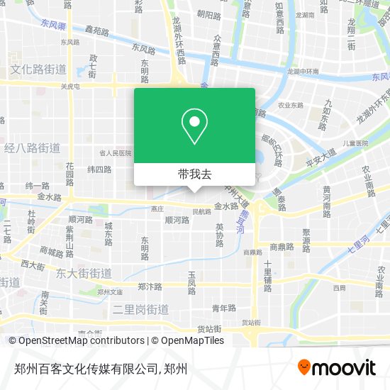 郑州百客文化传媒有限公司地图