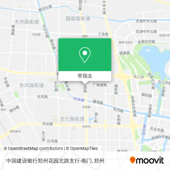 中国建设银行郑州花园北路支行-南门地图