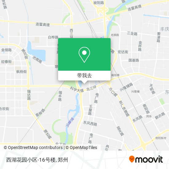 西湖花园小区-16号楼地图