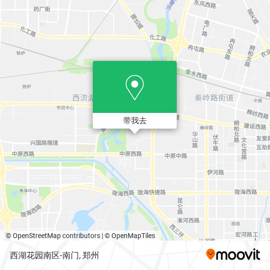 西湖花园南区-南门地图