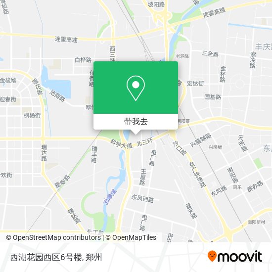 西湖花园西区6号楼地图