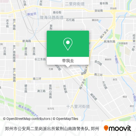 郑州市公安局二里岗派出所紫荆山南路警务队地图