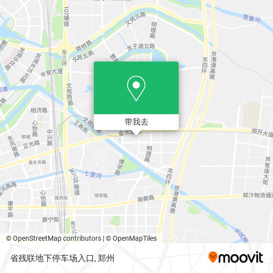 省残联地下停车场入口地图