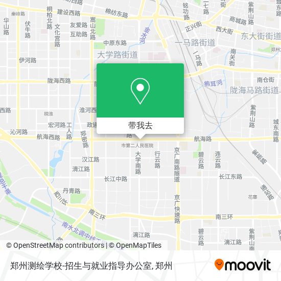 郑州测绘学校-招生与就业指导办公室地图