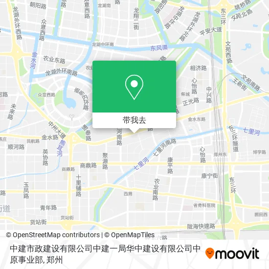 中建市政建设有限公司中建一局华中建设有限公司中原事业部地图
