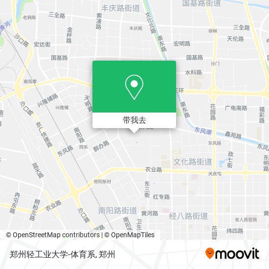 郑州轻工业大学-体育系地图