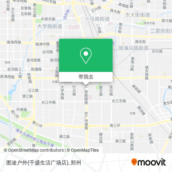 图途户外(千盛生活广场店)地图