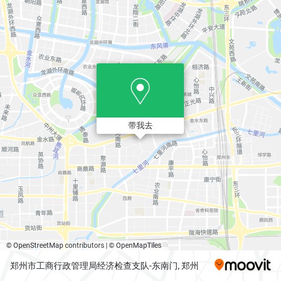 郑州市工商行政管理局经济检查支队-东南门地图