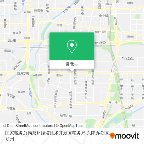 国家税务总局郑州经济技术开发区税务局-东院办公区地图
