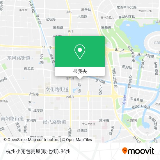 杭州小笼包粥屋(政七街)地图