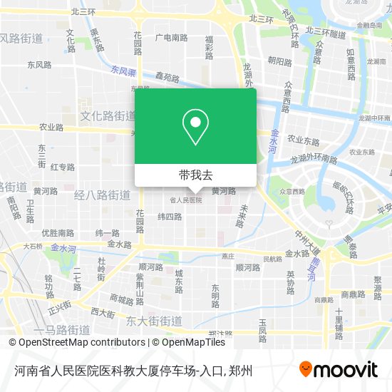 河南省人民医院医科教大厦停车场-入口地图