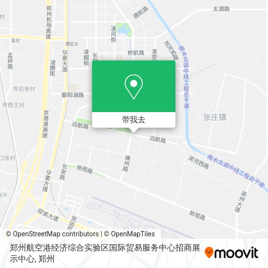 郑州航空港经济综合实验区国际贸易服务中心招商展示中心地图