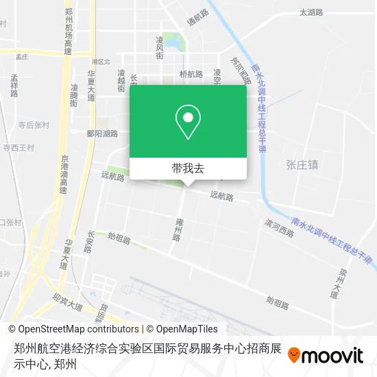 郑州航空港经济综合实验区国际贸易服务中心招商展示中心地图