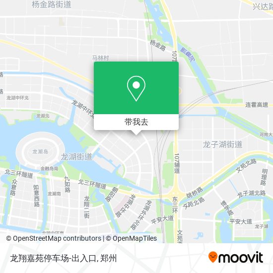 龙翔嘉苑停车场-出入口地图