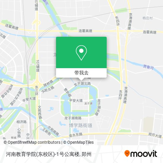 河南教育学院(东校区)-1号公寓楼地图