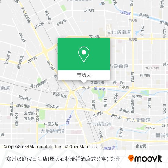 郑州汉庭假日酒店(原大石桥瑞祥酒店式公寓)地图