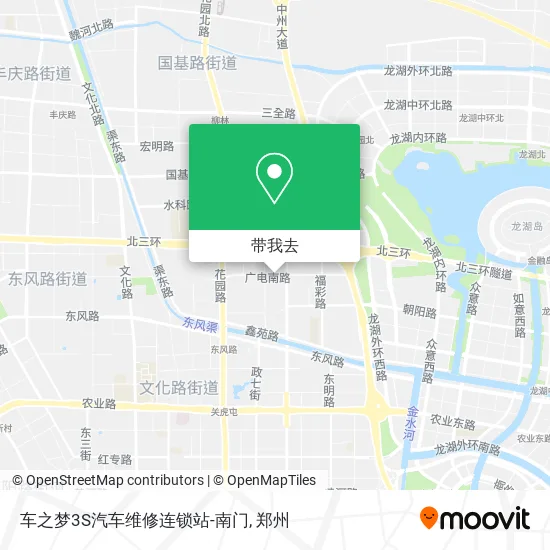 车之梦3S汽车维修连锁站-南门地图