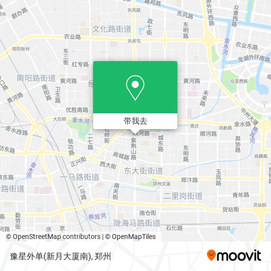 豫星外单(新月大厦南)地图