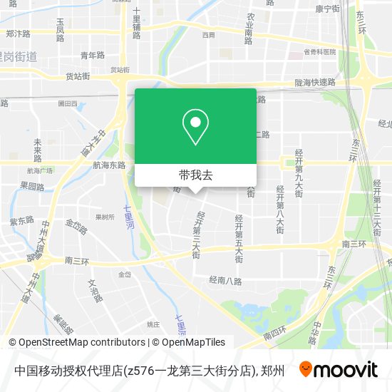 中国移动授权代理店(z576一龙第三大街分店)地图