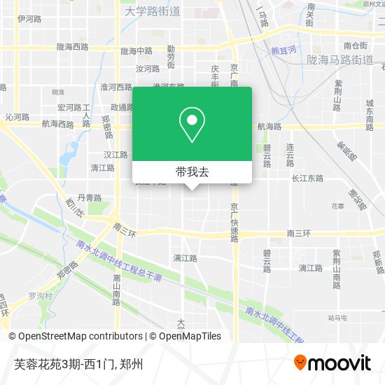 芙蓉花苑3期-西1门地图
