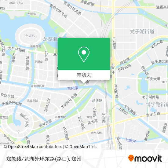 郑熊线/龙湖外环东路(路口)地图