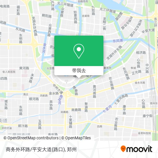 商务外环路/平安大道(路口)地图