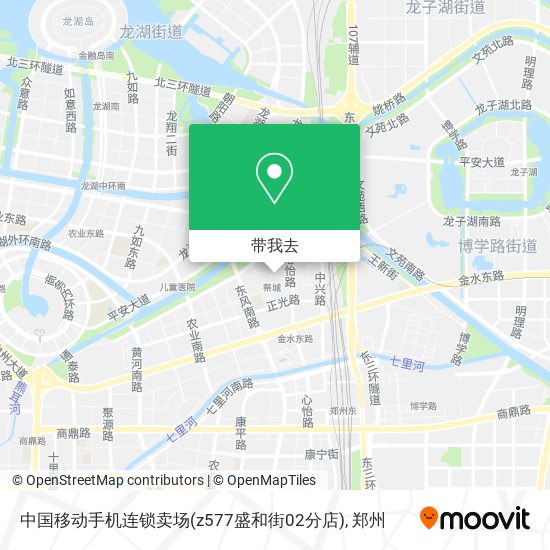 中国移动手机连锁卖场(z577盛和街02分店)地图