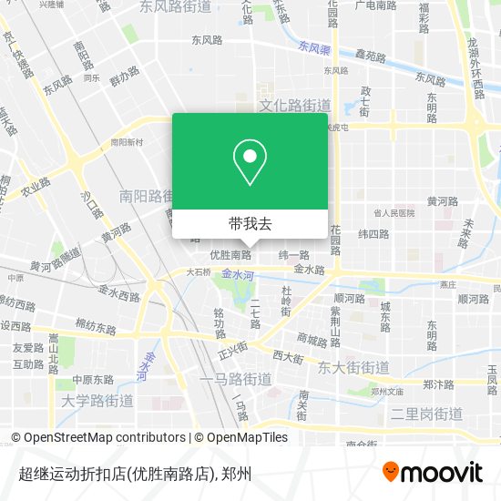 超继运动折扣店(优胜南路店)地图