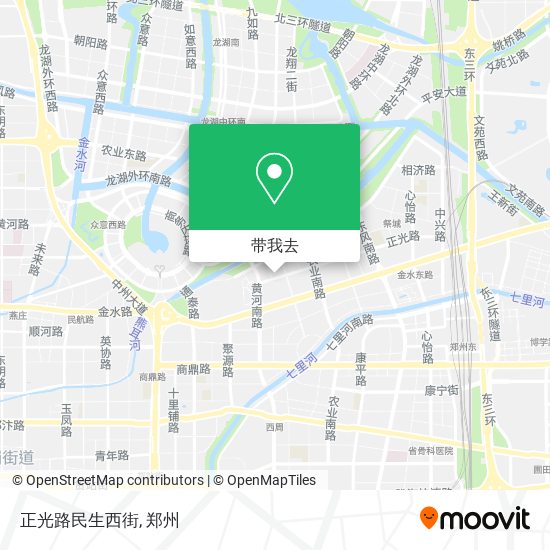 正光路民生西街地图