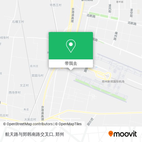 航天路与郑韩南路交叉口地图