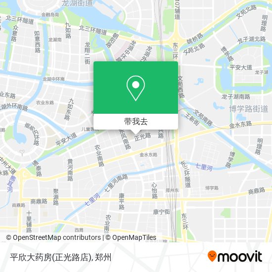 平欣大药房(正光路店)地图