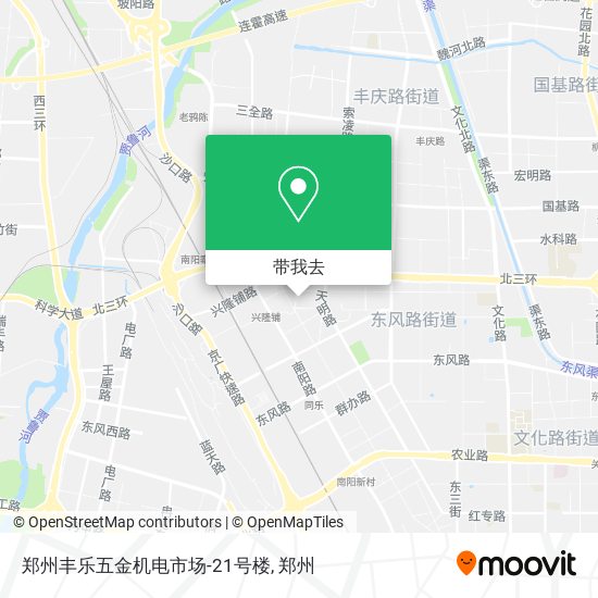 郑州丰乐五金机电市场-21号楼地图