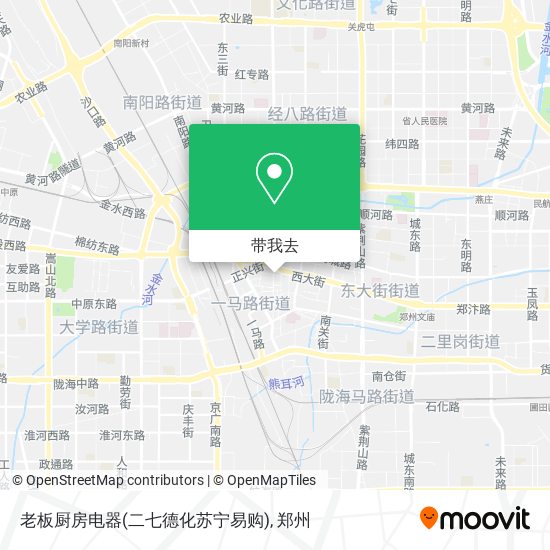 老板厨房电器(二七德化苏宁易购)地图