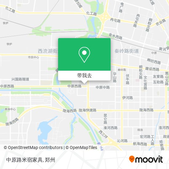 中原路米宿家具地图