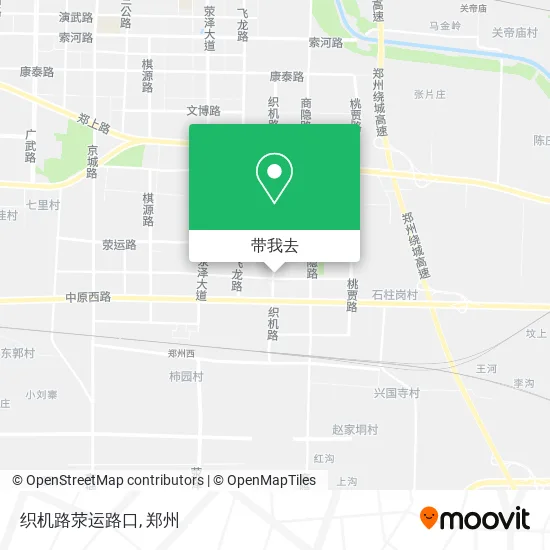 织机路荥运路口地图