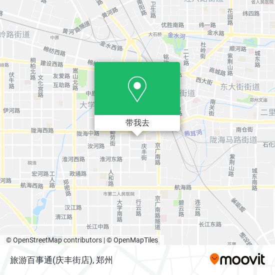 旅游百事通(庆丰街店)地图