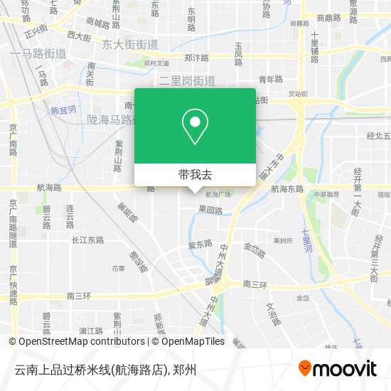 云南上品过桥米线(航海路店)地图