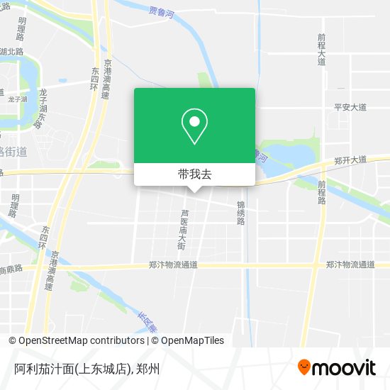 阿利茄汁面(上东城店)地图